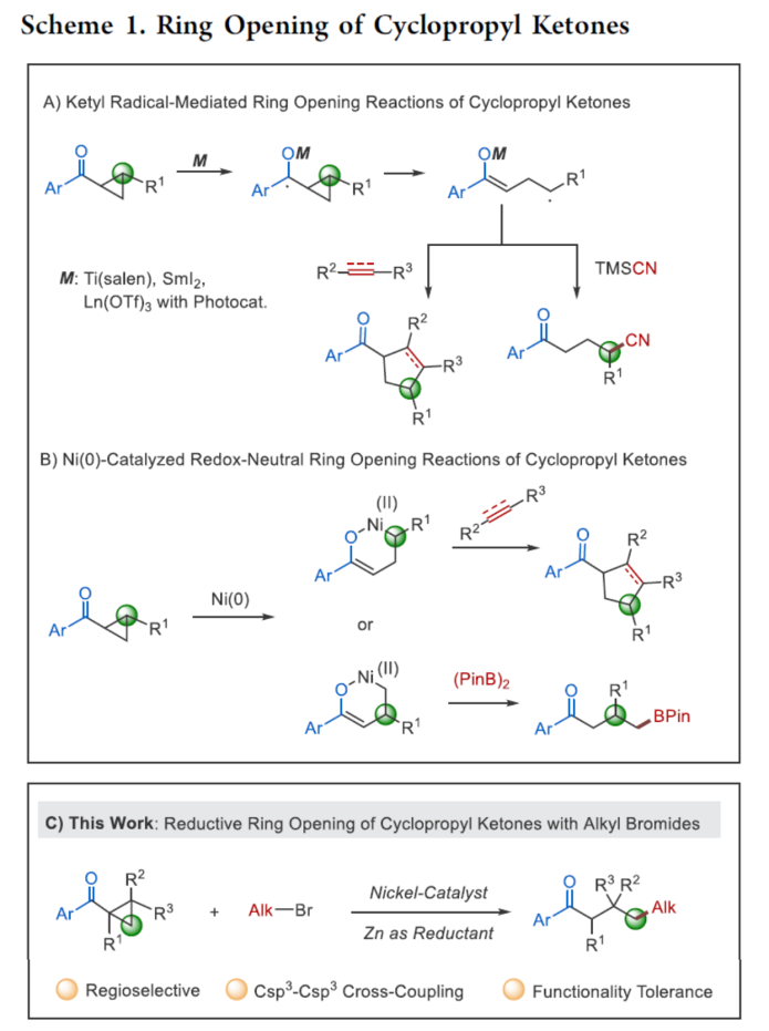 ACS Catal.：镍催化的区域选择性还原开环反应方法学| 化学空间Chem-Station
